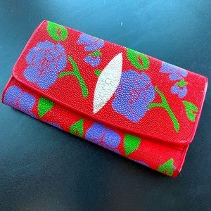 Stingray leather wallet